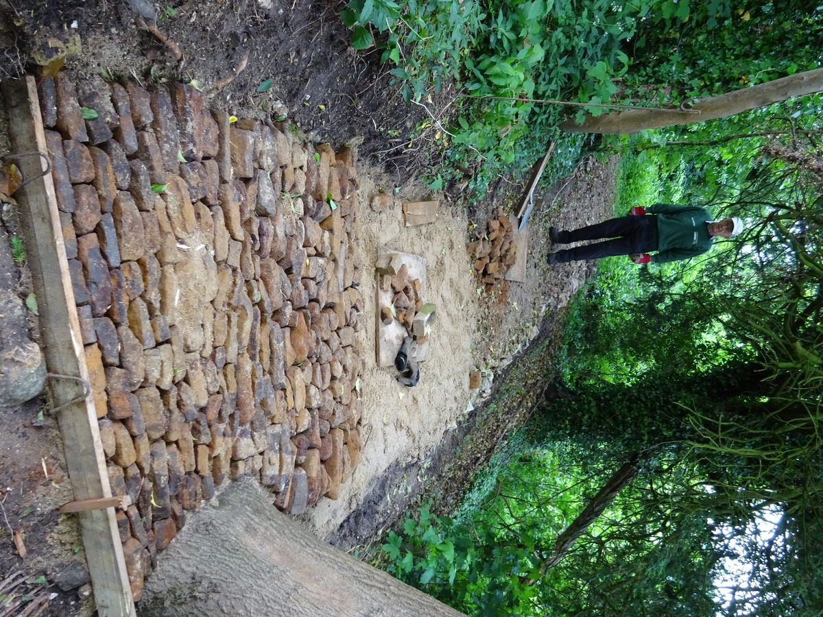 Doug and the new surface on the path